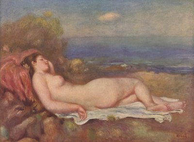 Sleeping by the Sea by Pierre Auguste Renoir